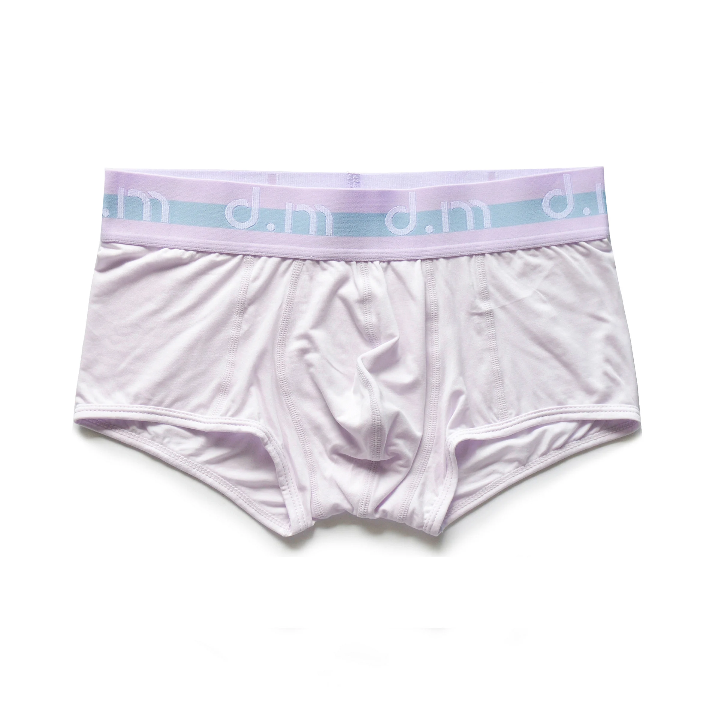 Men's Low-Waist Underwear High-Elastic Boxers Breathable Youth Pure Color Boxer Shorts Smooth Thin Lenzing Silk Lingerie