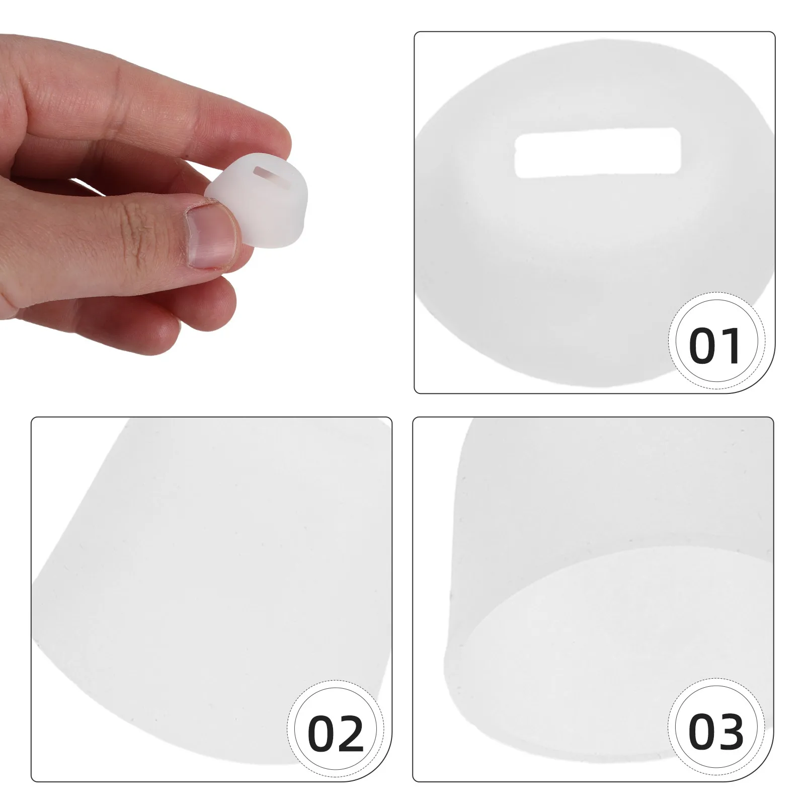 4Pcs Silicone Ocarina Mouthpiece Protector Caps Flute Accessory Sleeve Instrument Mouthpiece Guard Covers Ocarina Guard Cover