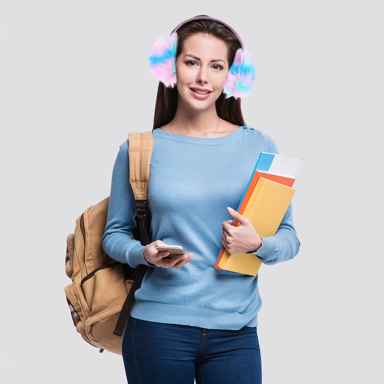 

Стильные теплые наушники-утеплители: синие, высокоэластичные, долговечные, очень удобные.