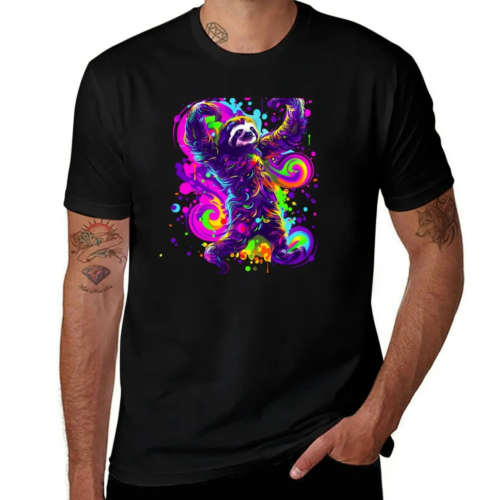 Dancing Sloth Shirt T-Shirt Christmas Theme Tee Top T-Shirt