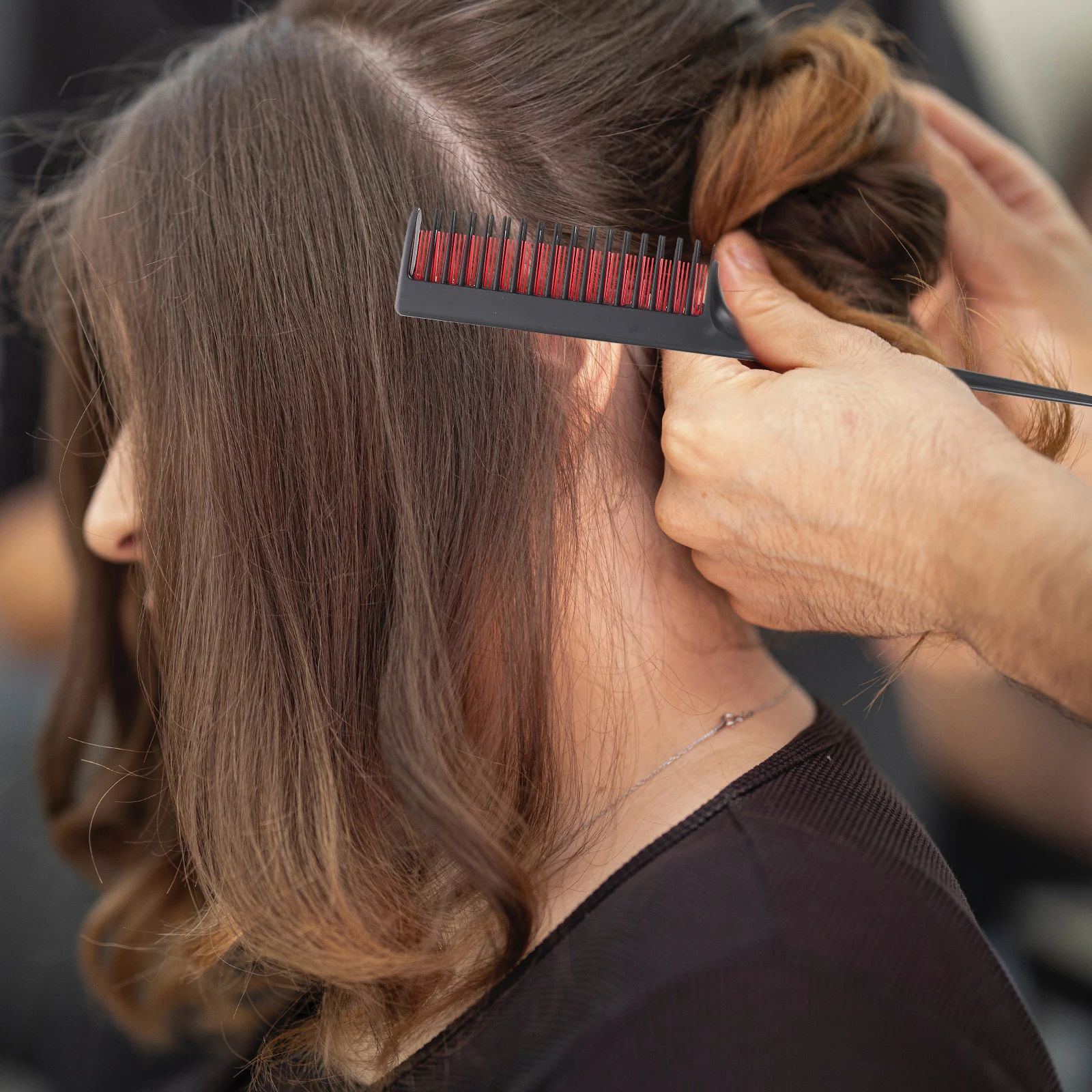 

Hair Comb Hairstyle Tool Dye Brushes Styling Combs Accessories Barber Cleaning Tools for