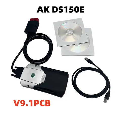 Best quality V9.1PCB AK DS150E With Bluetooth 2021.11 Keygen For Del DS150E With BT Obd2 Auto Diagnostic Tools For Cars Trucks