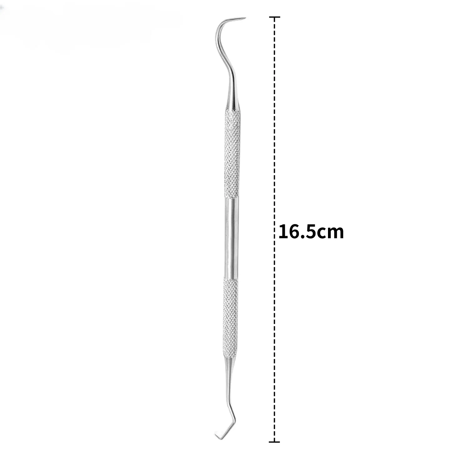 Double Ends Aço Inoxidável Dentes Limpeza Higiene Explorador Probe Gancho, Dentista Raspador de Tártaro, Removedor de Dentes, 1 5 10Pcs