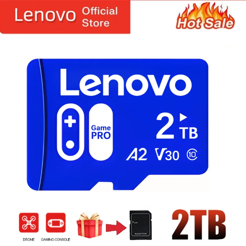Lenovo Оригинальная карта памяти, 128 ГБ, 256 ГБ, 512 ГБ