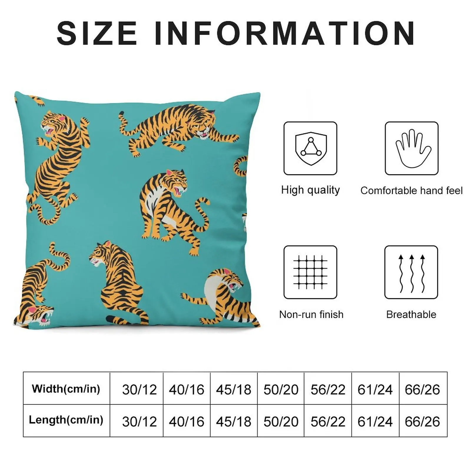 Bengal tigers Throw Pillow christmas cushions covers autumn decoration Cushions For Sofa pillow