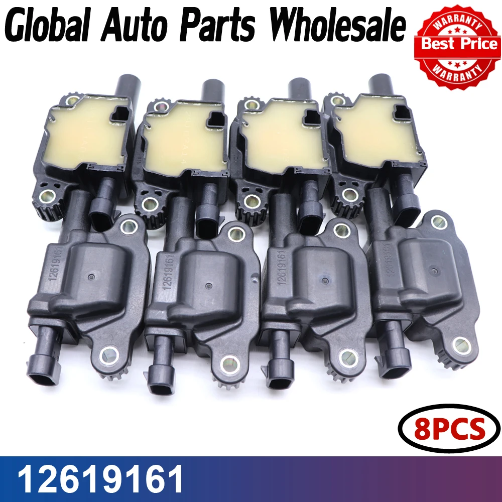 

Car Ignition Coils 12619161 12669351 For GMC Sierra 1500 Yukon For Cadillac CTS Escalade For Chevrolet Camaro Corvette Tahoe