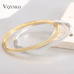 5MM Retro Stainless Steel Chain Statement Bracelet Bangle Personality Spiky Punk Resistant Trendy Daily Jewelry Accessories Gift