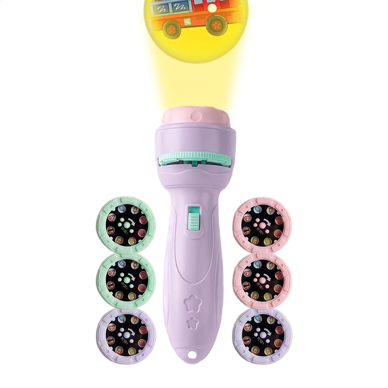 Projector Flashlight with 40 Patterns Bedtime Learning Night Light Night Flashlight Projector Torch Lamp Toy Baby Sleeping Story