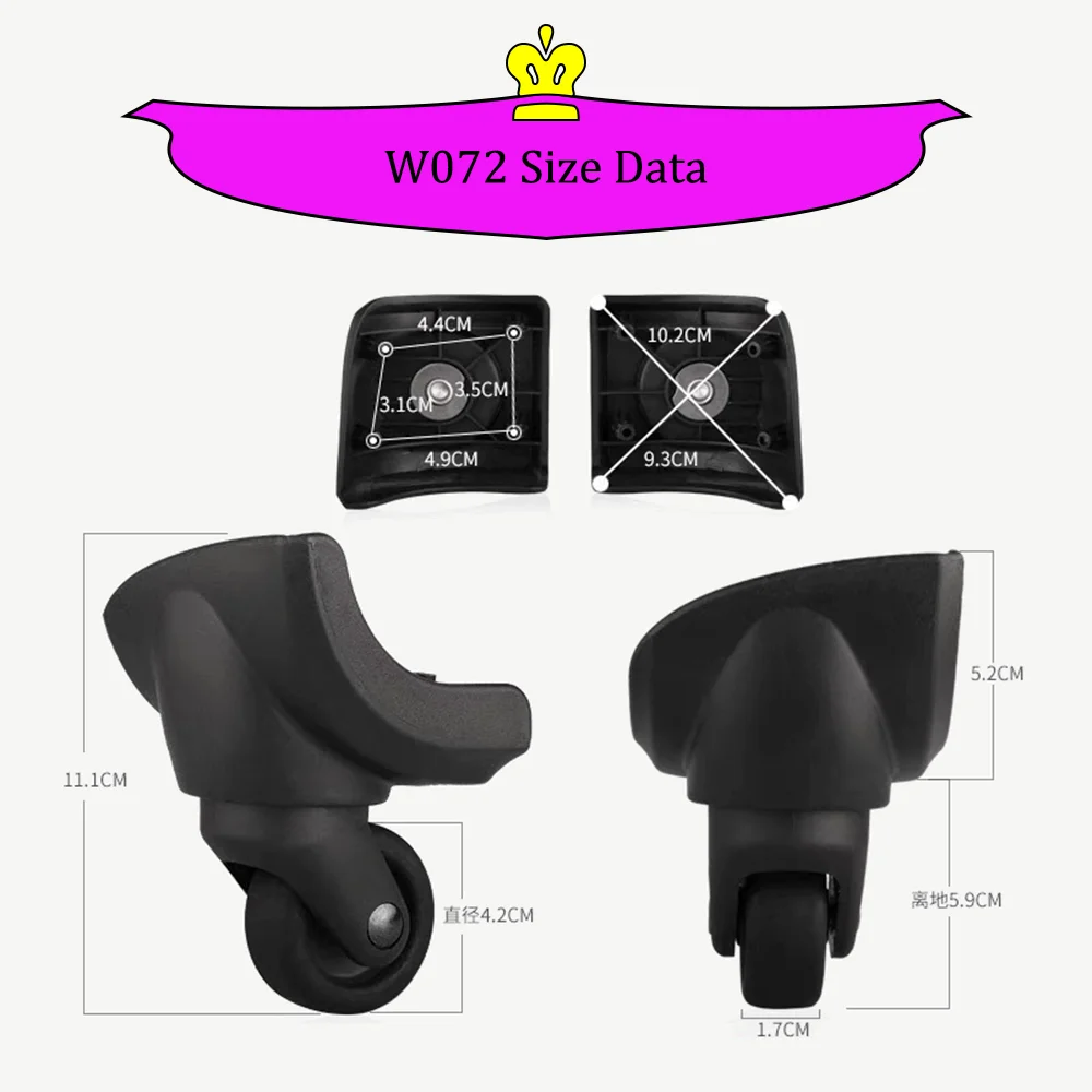Compatible With American Tourister 35T ZD244 Trolley Wheel Quality Guaranteed Business Box Audio Case Repair Pulley Parts