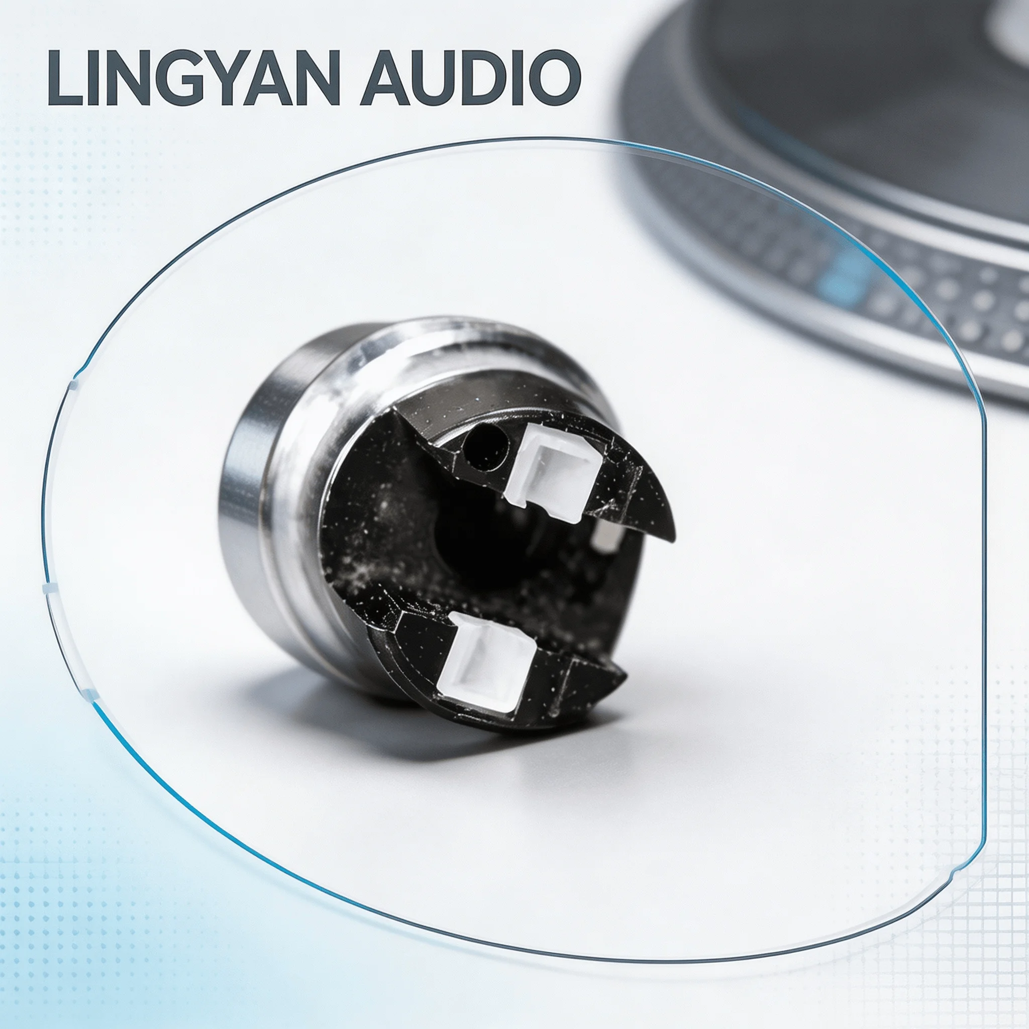 Silicone V‑Block 6mm Tonearm Bearing Support Repair Accessory 2PCS Compatible with LENCO L75 L78 Turntable LINGYAN AUDIO