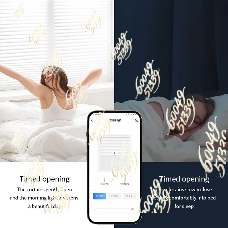 apply to Bluetooth & WiFi Smart Drawstring Curtain Motor, Remote Control Automatic Electric Roller Blind Pull Cord Motor