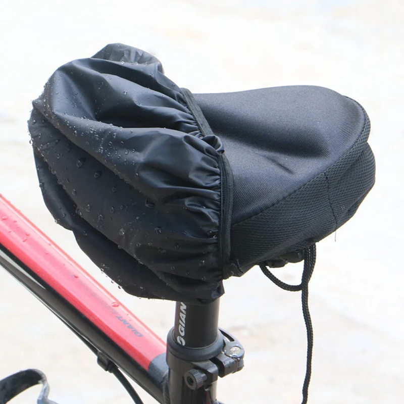 1Pcs Bike Seat Cover MTB Bicycle Saddle Cover UV Protection Waterproof Cloth Cushion Protector Outdoor Biking Guard Accessories