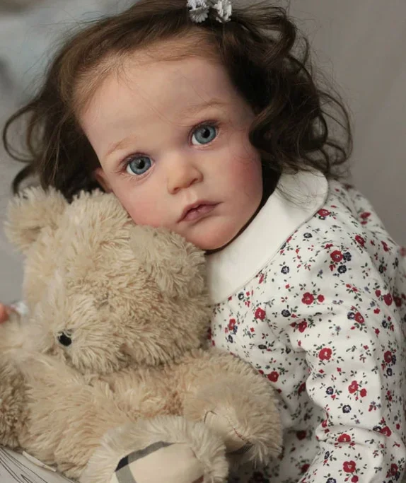 

St.Store 24inch Reborn Doll Kit Mattia with COA Lifelike Soft Touch Fresh Color Unfinished Doll Parts with Body and Eyes