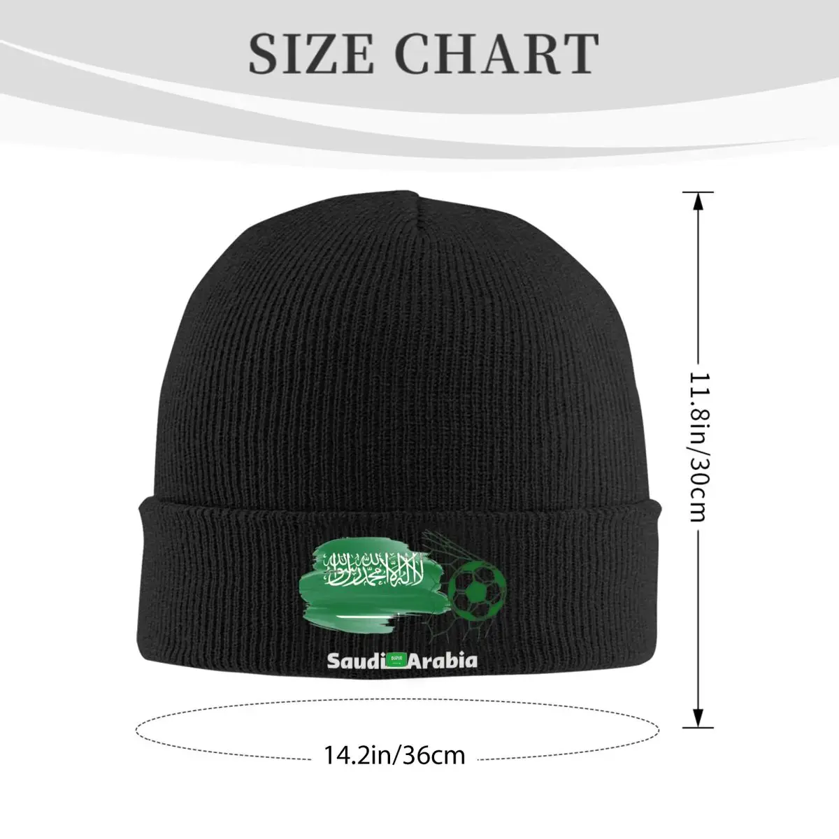 Saudi Arabiaa National Team Knitted Hat for Women Men Skullies Beanies Winter Hat Warm Cap