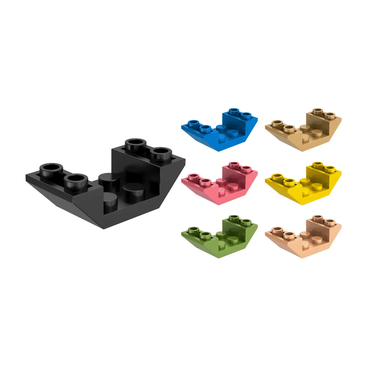 4x2 Reverse Slope Tiles Loose Piece Bricks 683 Kompatibel mit LEGO 4871