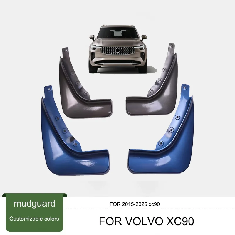 

Car styling for volvo xc90 mud flaps blue 2015 2016 2017 2018 2019 2020 21 22 23 2024 2025 2026 mudguard decoration accessories
