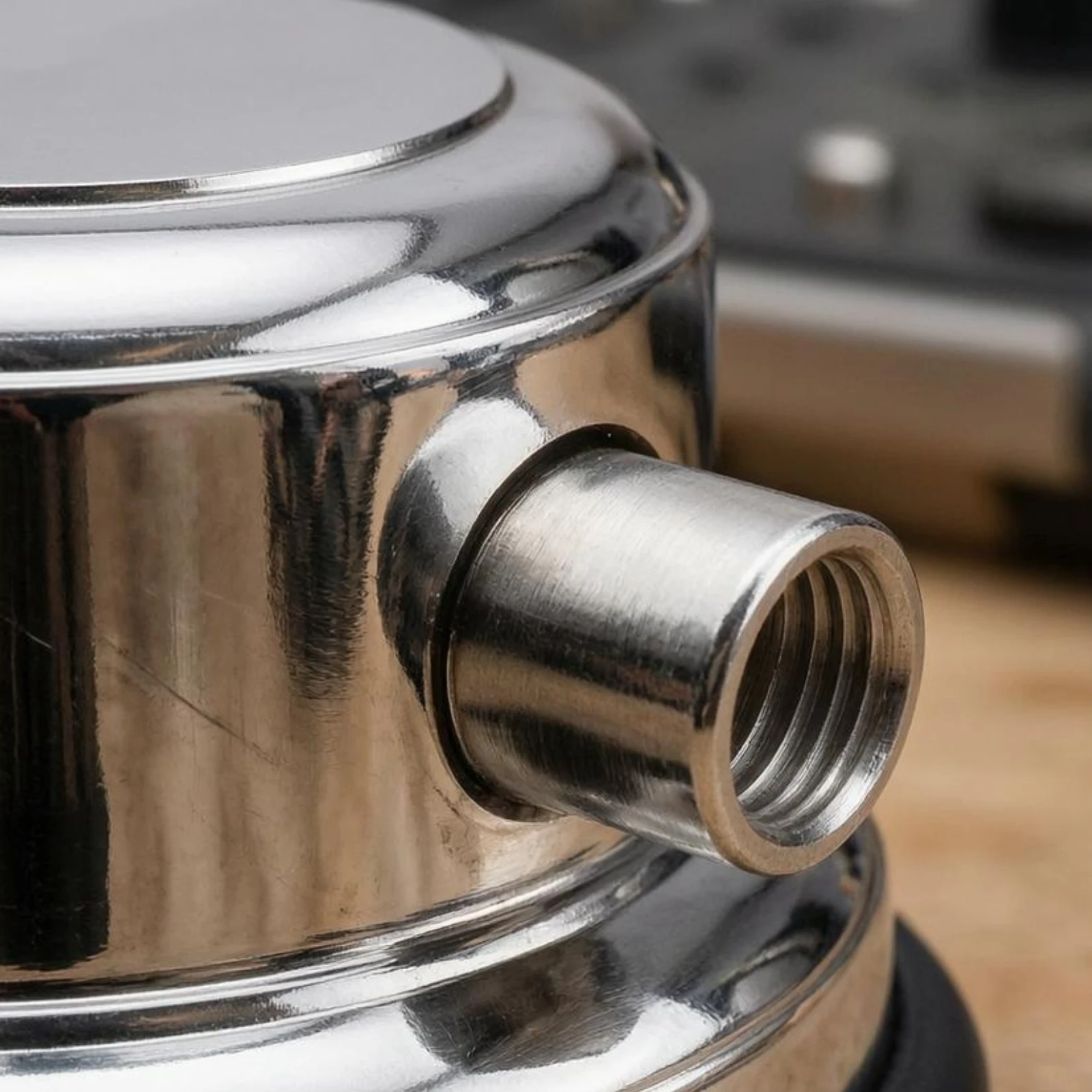 Chrome Drum Lug Threaded Socket Single-Head Drum Lug Instrument Part Rounded Body