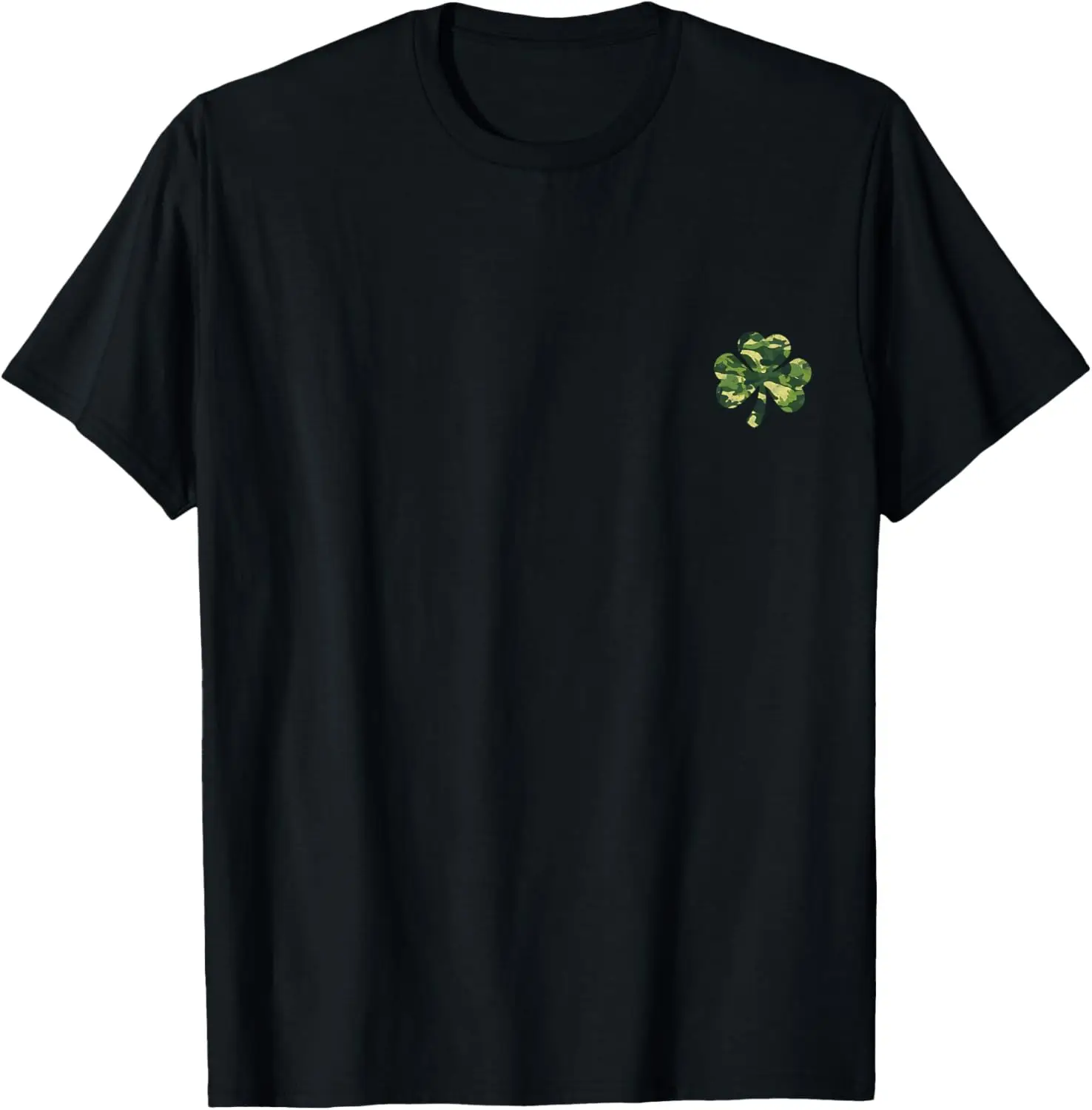

Camo Clover Shamrock Camouflage Military St Patrick's Day T-Shirt
