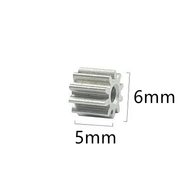 4 pièces LD-P06 métal moteur engrenage 0.5M 10T accessoires pour sat RC LD-P06 LD P06 UnimAustin 1/12 RC camion voiture