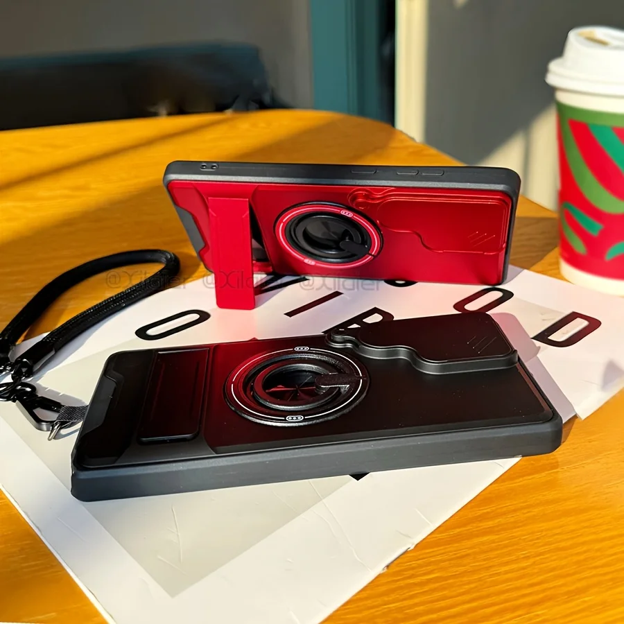 for Samsung Galaxy S26 S24 S23 Ultra S25 Edge FE Multifunctional Phone Case. with Lanyard,  Stand,for Car Mounts. - view 4