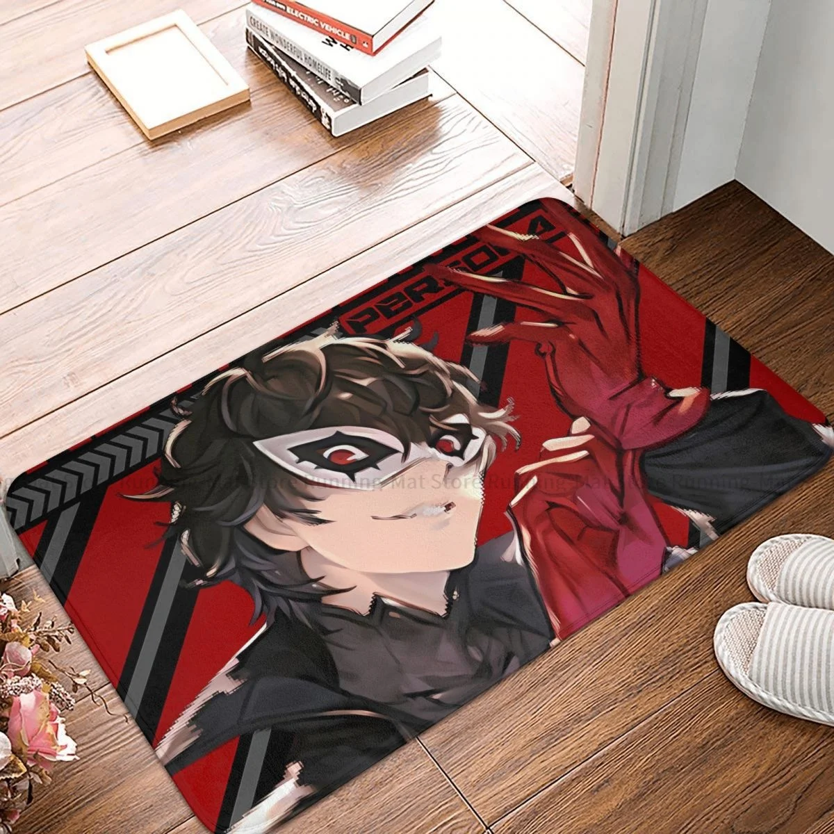 Persona Game Anti-Slip Doormat Kitchen Mat PROTAGONIST FINISHING TOUCH Balcony Carpet Welcome Rug Home Decorative