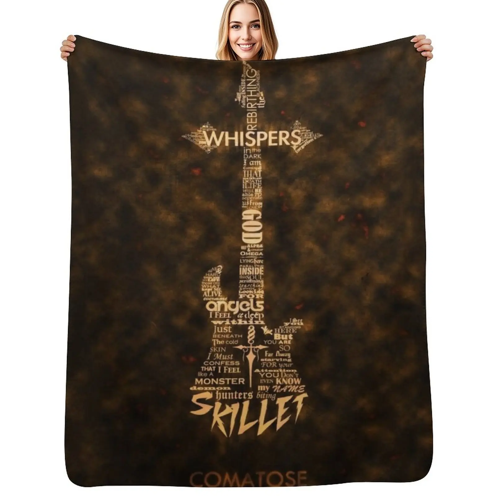 

Skillet Throw Blanket Soft Bedroom Blanket for Night Sleeping