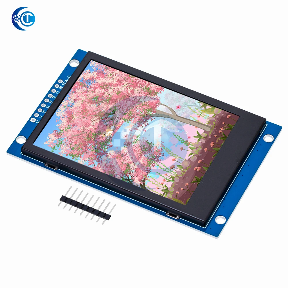 وحدة TFT LCD مقاس 2.8 بوصة بدقة 240 × 320): ST7789V-Driven - منفذ متوازي SPI و8/16 بت، متوافق مع Arduino