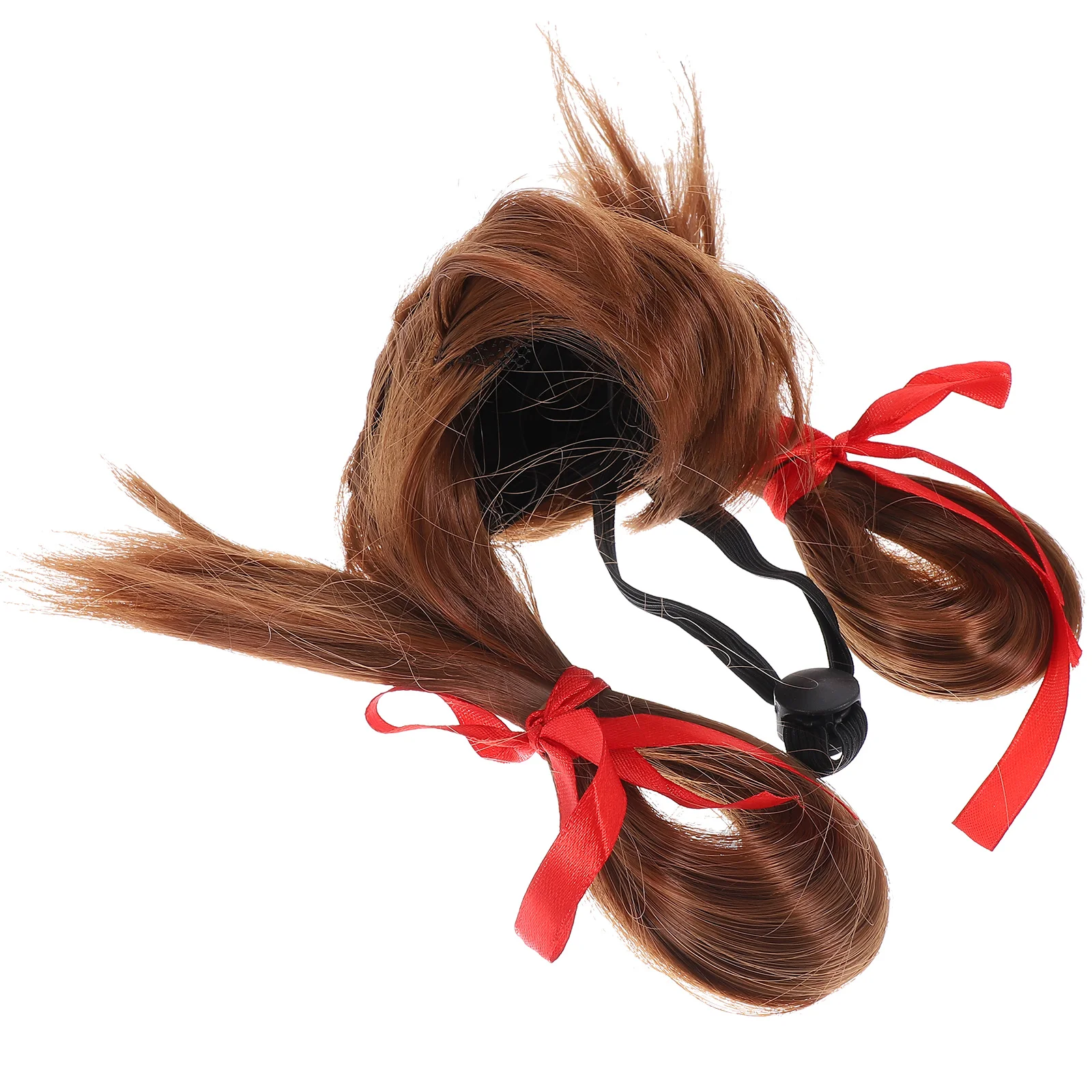 Abaodam-Disfraz de perro de Halloween, sombreros para mascotas, Cosplay, postizo de gato, suministros de fiesta de fibra de nailon para cachorros, decoración de lucha francesa