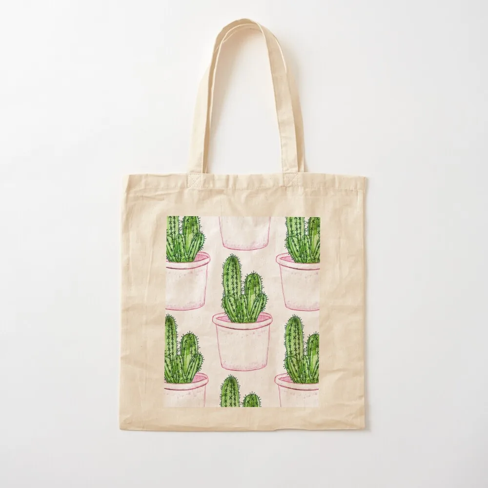 

Potted Cactus Tote Bag tote bags aesthetic canvas tote bags Canvas Bag