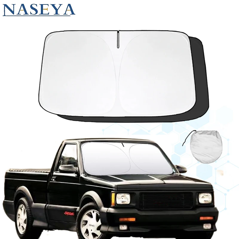 For Chevrolet GMC Sonoma 1991-2004 UV Protection Car Window Sunshade Cover Sun Shade Windshield Visor Protector Windscreen