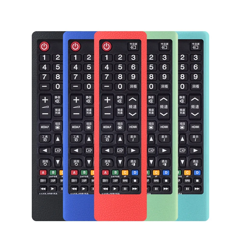Para samsung caso tv aa59-00816a 00813a 00611a 752a caso de controle uma distância de controle de proteção remota de transporte de silício