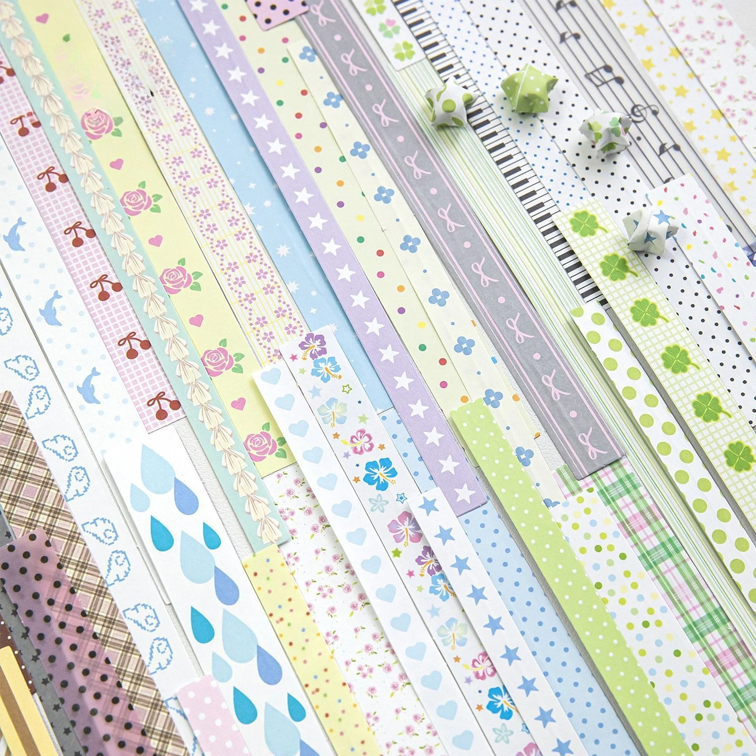 Vintage Flower Polka Dot Pattern Landscape Material Package Creative DIY Junk Journal Collage Scrapbooking Stationery