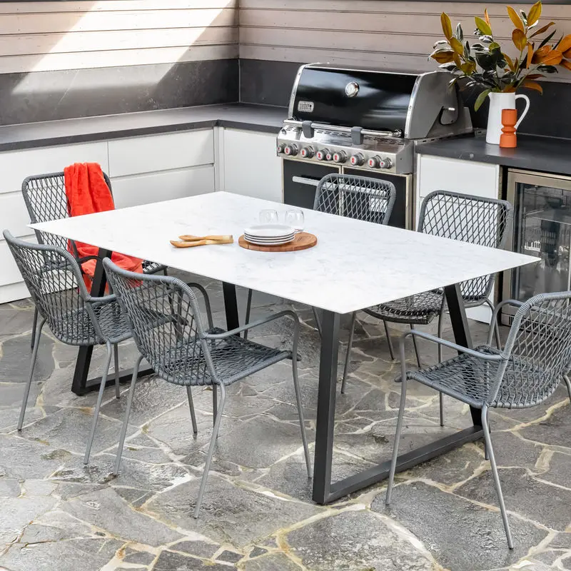 Stackable Plastic Heavy Natural Weave Leisure French Outdoor Rattan Modern Wicker Chairs