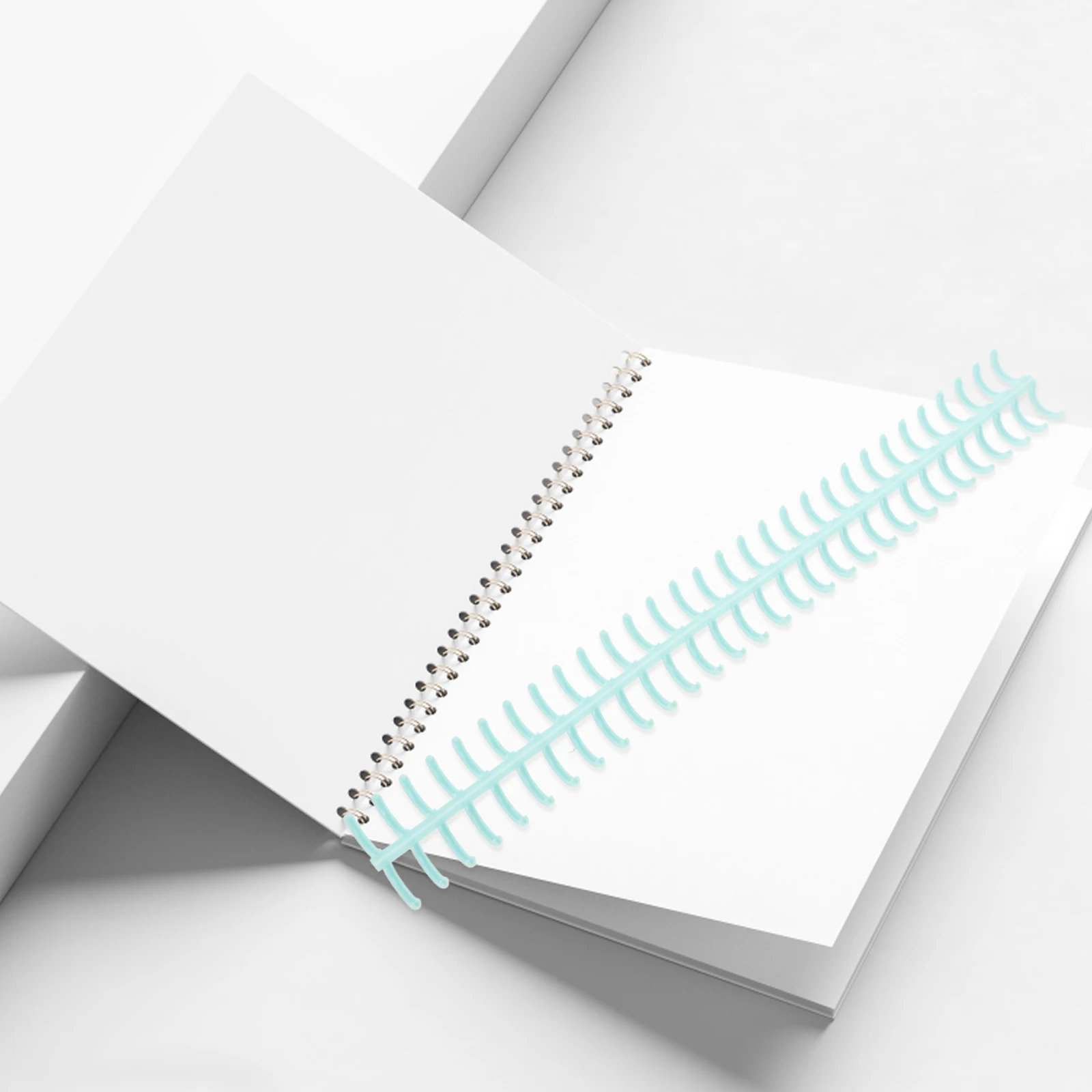 

6 Pcs Binding Ring Loose Leaf Notepad Rings Loose-leaf Binders Plastic Coil Spines Circles