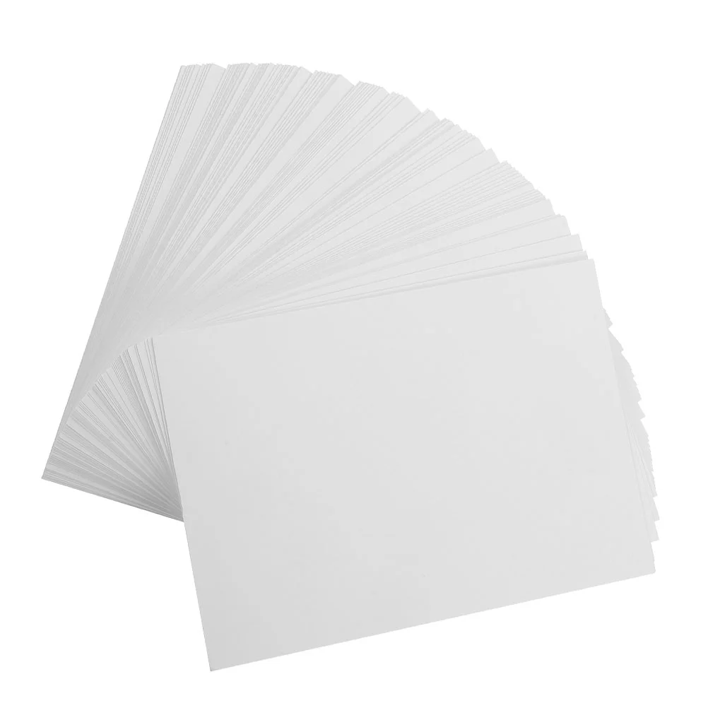 100 hojas de papel fotográfico, impresión reciclada, impresora blanca mate DIY para suministros de imagen de piñón especial