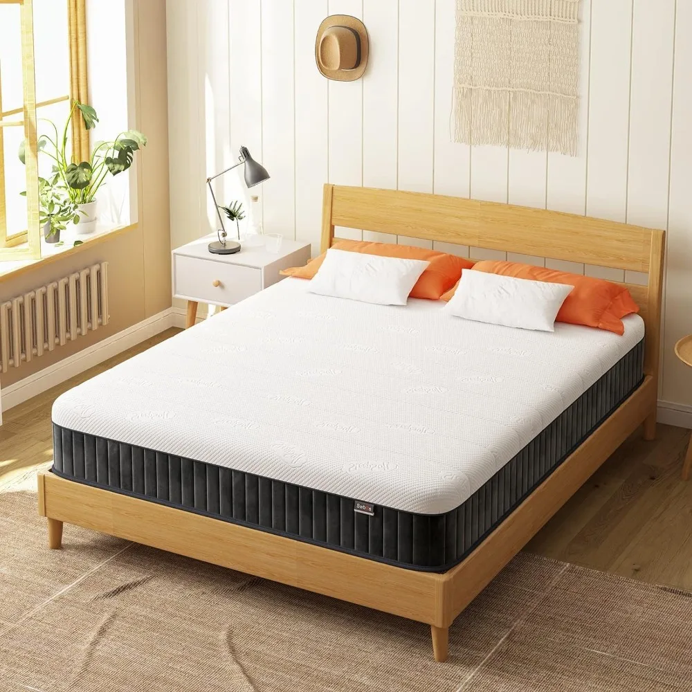 12 Inch Memory Foam Full Size Mattress, Full Bed Mattress in Box for Stress Relief and Firm Mattress Double Size