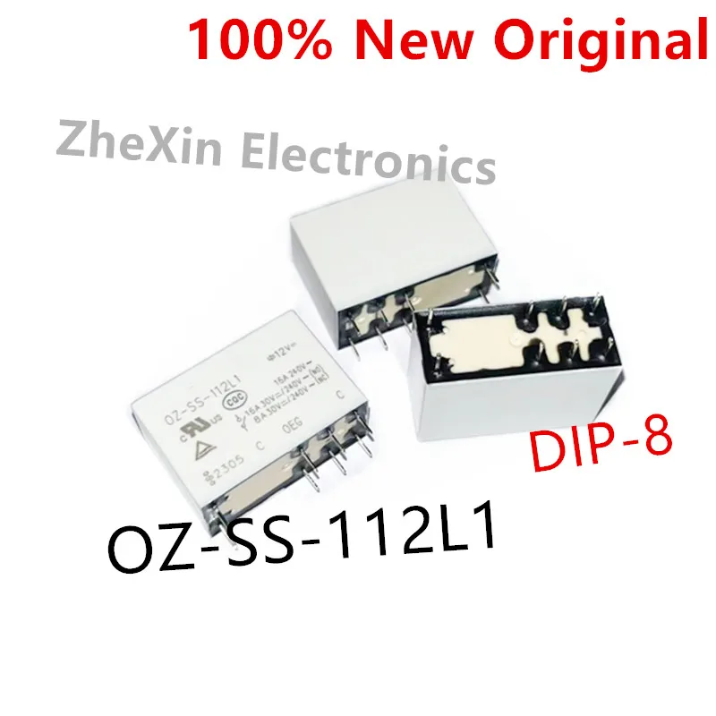 5PCS/Lot OZ-SS-112L 、OZ-SS-124L 、OZ-SS-112L1 、OZ-SS-112LM1 、OZ-SS-124LM1 16A 250V Nowy oryginalny przekaźnik mocy