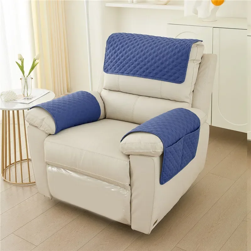 Knitted Recliner Sofa Covers Lazy Boy Elastic Sofa Protector Relax Armchair Cover Lounge Home Pets Anti-Scratch 1 seater