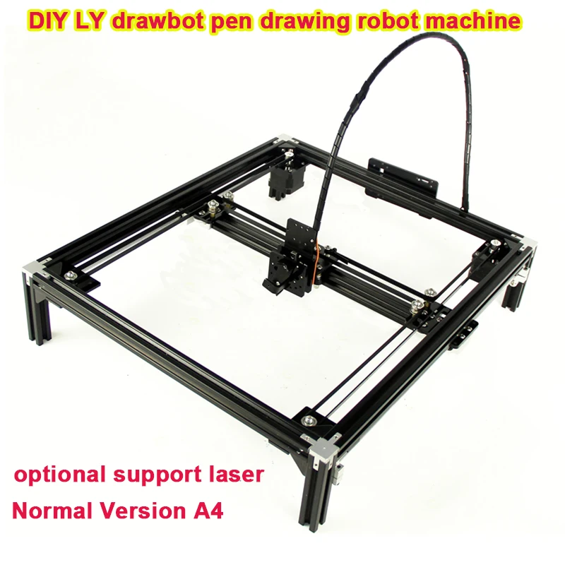 DIY LY Drawbot Pen Drawing Robot Lettering Corexy Normal Version A4 A3 Engraving Frame Plotter Robot Kit for Drawing Writing