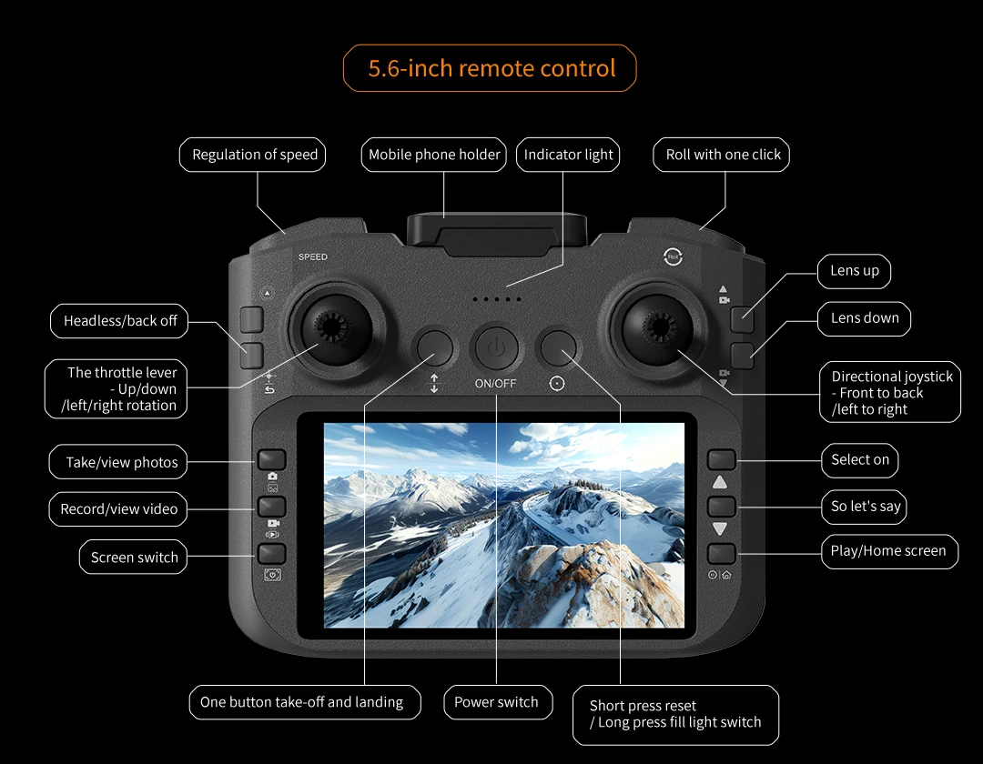 لشاومي جديد A21 Pro طائرة صغيرة بدون طيار 4K المهنية 8K HD كاميرا مع شاشة RC الطائرة بدون طيار فرش السيارات تجنب العوائق كوادكوبتر