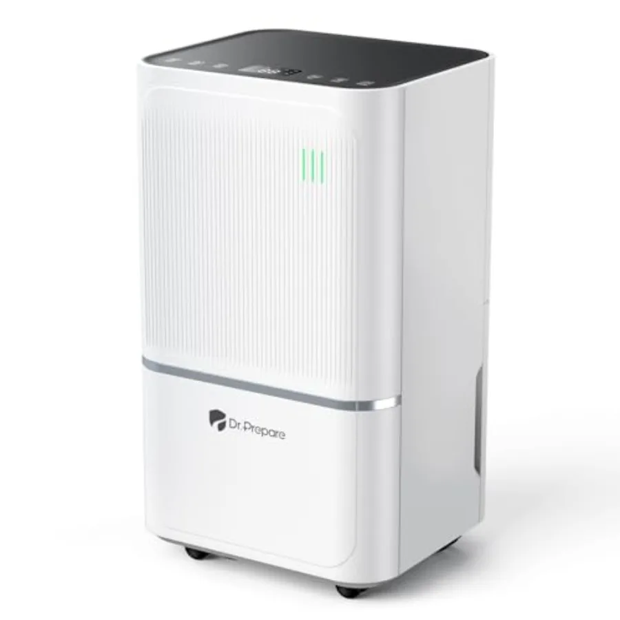 

Осушитель воздуха для дома, 38 пинт/день, с дренажным шлангом, емкость 0,53 галлона, для помещений площадью 2000-2600 кв. футов (подвал, спальня, ванная комната), для сушки одежды