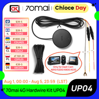 70mai 4G Hardwire Kit UP04 ONLY for X800 Car Dvr A510, 4K A810 and Omni X200 Dash Camera for Live Streaming 4G Parking Monitor