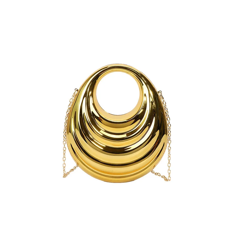 

Европейская и американская акриловая сумка-клатч в форме печенья, овальная вечерняя сумка, блестящая сумка-клатч нестандартной формы, сумка через плечо для женщин