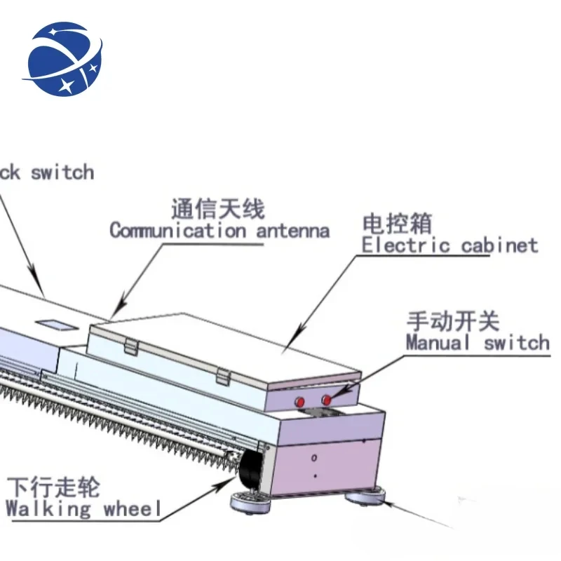 YYHCYYHC Solar Power Station CNMC-HD1000 Photovoltaic Cleaner/Automatic Solar Panel Cleaning Robot