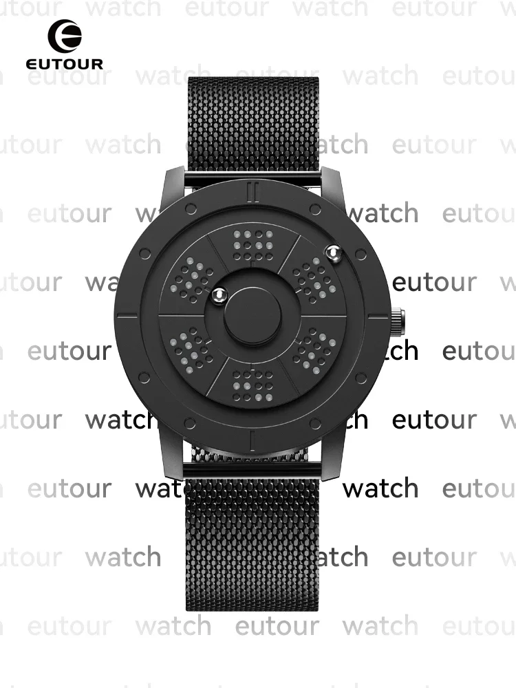 EUTOUR 2025 Magnetic Watch | Unisex Quartz Wristwatch | Stainless Steel Strap | Minimalist Casual Style for Men & Women