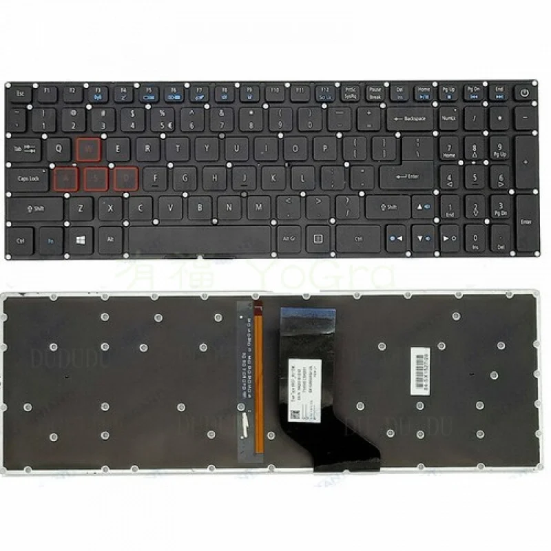 

D New for Acer Predator Helios 300 G3-571 G3-572 G3-572-72YF US Keyboard Backlit