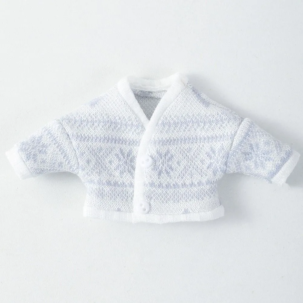 Obitsu 11 Doll Clothes Knitted Tops Snowflake Love Cardigan Cute Vest For OB11 Dolls Accessories Soft Coat For 1/12Bjd Dolls