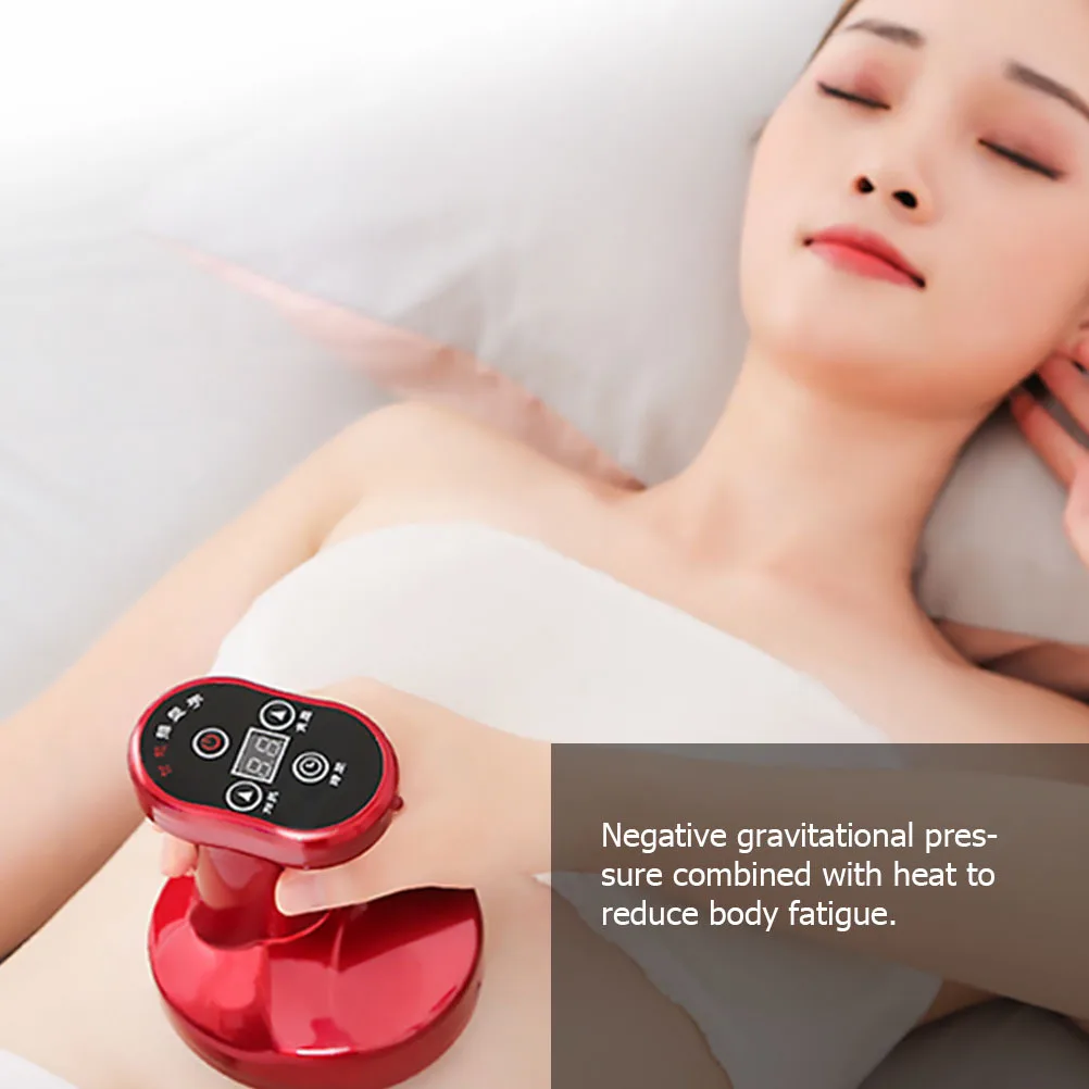 

1 set Electric Gua Sha Massager Heating Vacuum Suction Body Fatigue Relief Cold Moisture Removal