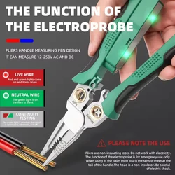 8 In 1 Wire Stripping Pliers Multifunction Electrician Cable Stripper Cutting Splitting Repair Hand Tools Pliers