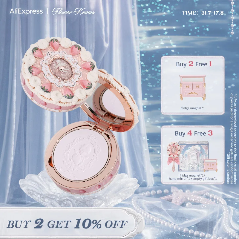 

Flower Knows Strawberry Cupid Collection Pressed Powder 9.5g